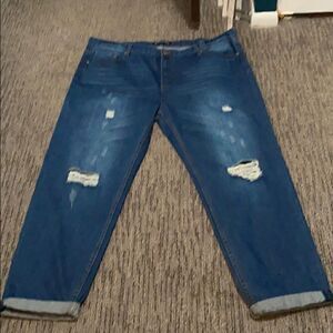 American Bazi Distressed Boyfriend style Jeans 3X